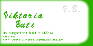 viktoria buti business card